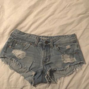 Pacsun denim short shorts